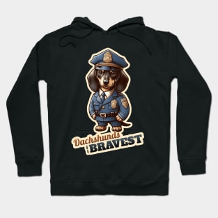 Dachshund police Hoodie